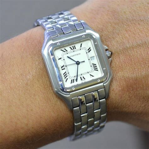 cartier panthere jumbo|value of Cartier Panthere watch.